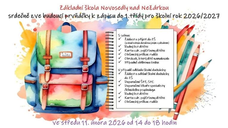 zápis 2026 pozvánka