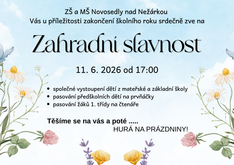 zahradní slavnost